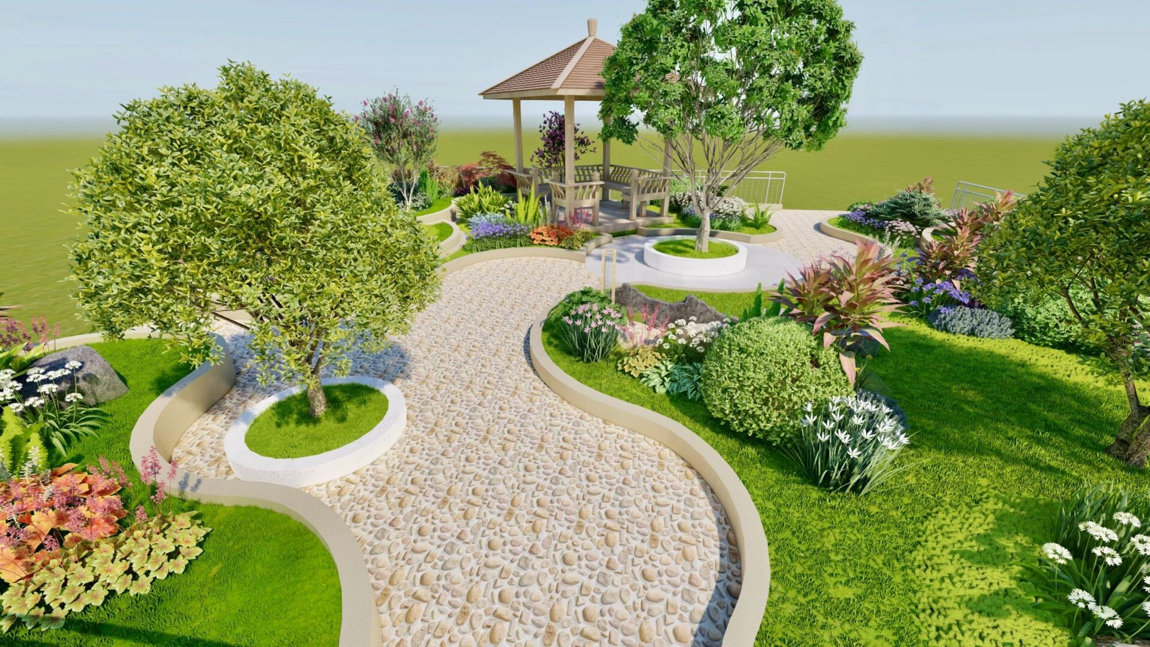 园林绿化工程设计 从厂区绿化到景观设计的美学融合与功能实现